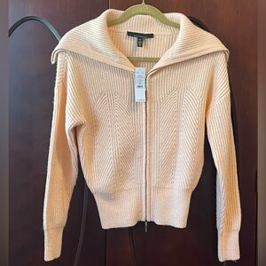WHBM Chilled Sorbet Sweater with Zipper